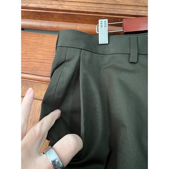 NWT J. Crew Men's Ludlow Slim-Fit Suit Dress Pant Italian Dark Olive Size 33x34 - Picture 12 of 16
